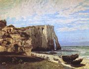 Gustave Courbet The Cliff at Etretat after the Storm (mk09) France oil painting artist